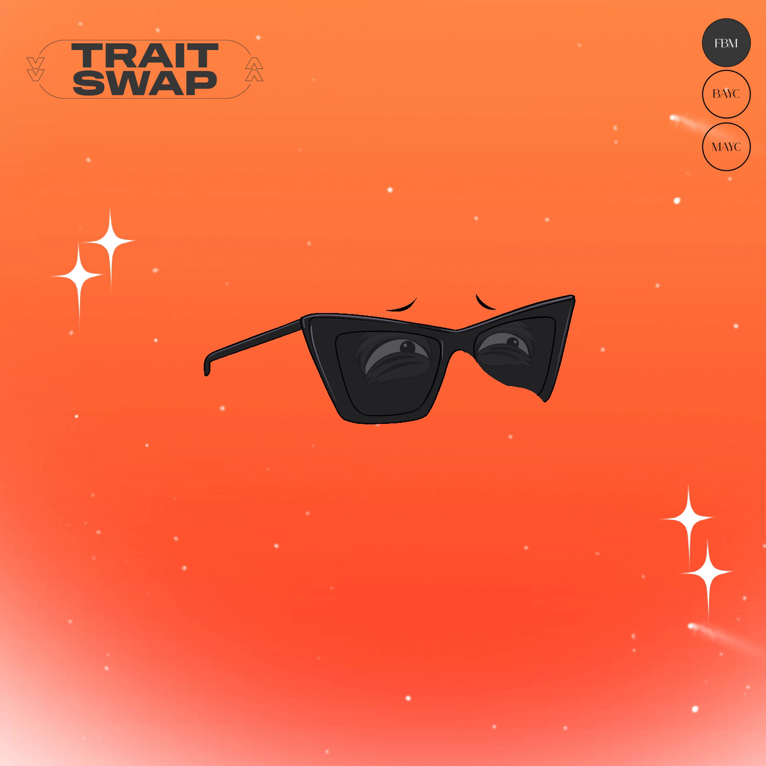 Oversized Black Cat Eye Sunglasses